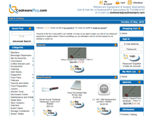 Tablet Screenshot of cookwarepro.com